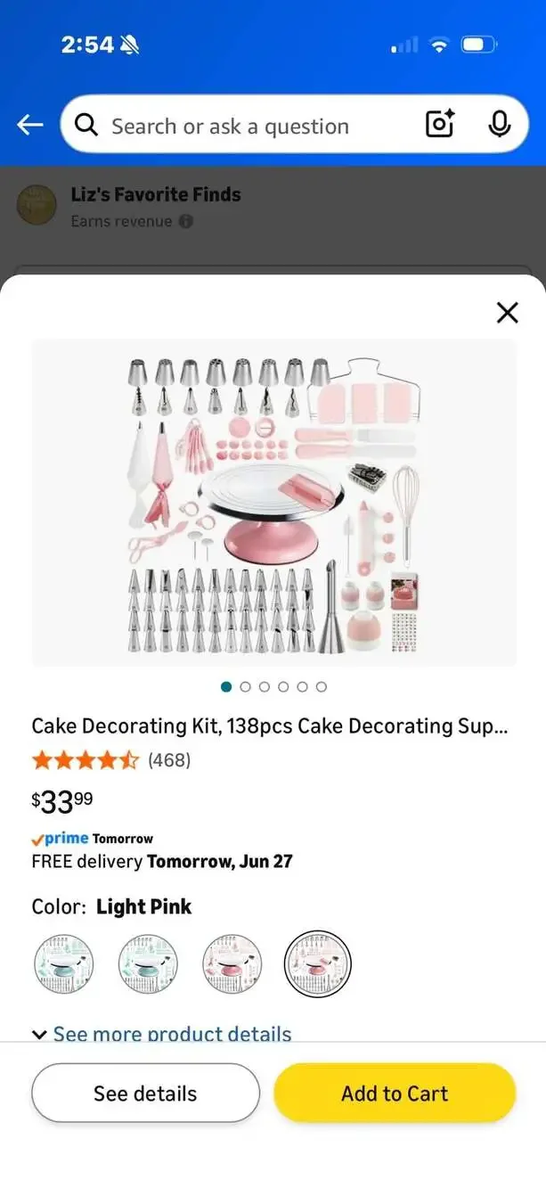 138-Piece Cake Decorating Kit with Aluminum Turntable and Numbered Icing Tips